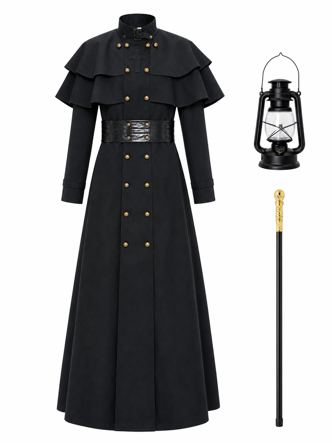 Halloween Plague Doctor Costume with Mask