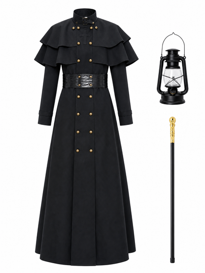 Halloween Plague Doctor Costume with Mask