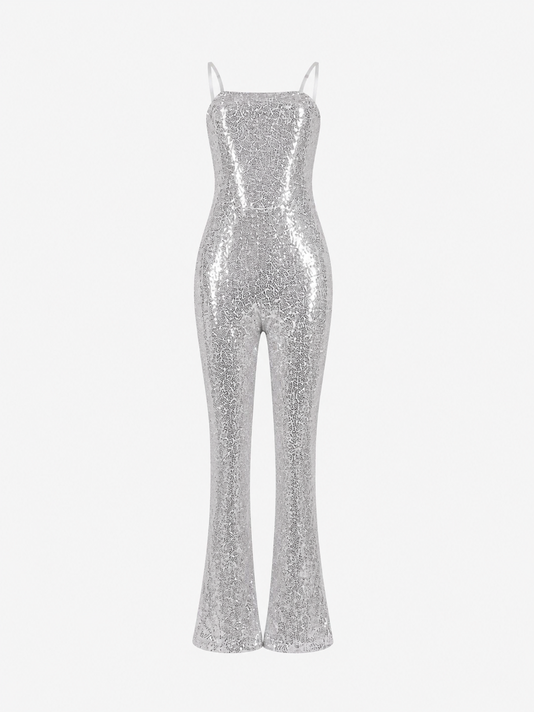 Silver Barbie Sequin Stage Jumpsuit
