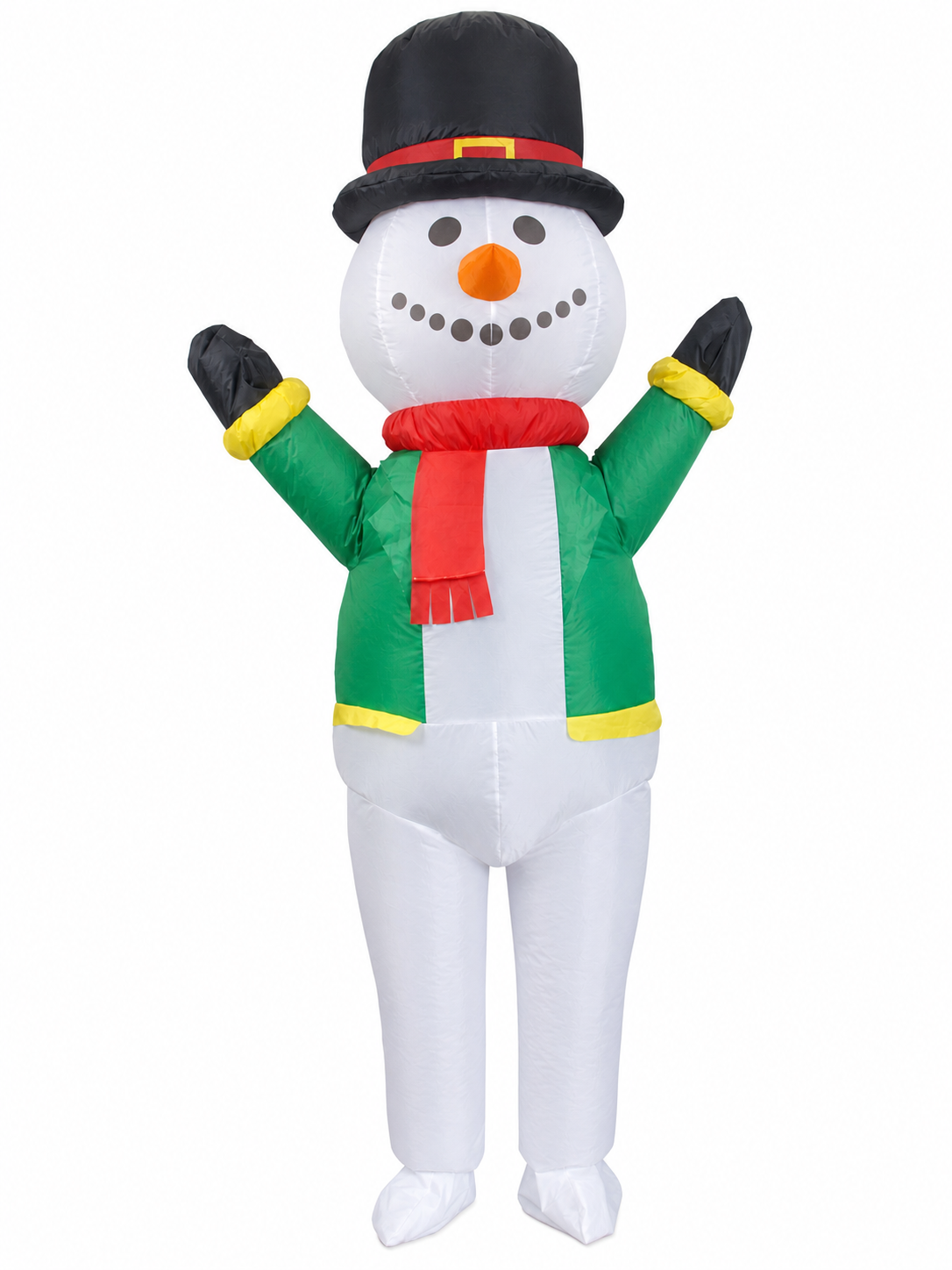 Inflatable Snowman Costume for Holiday Events and Parades