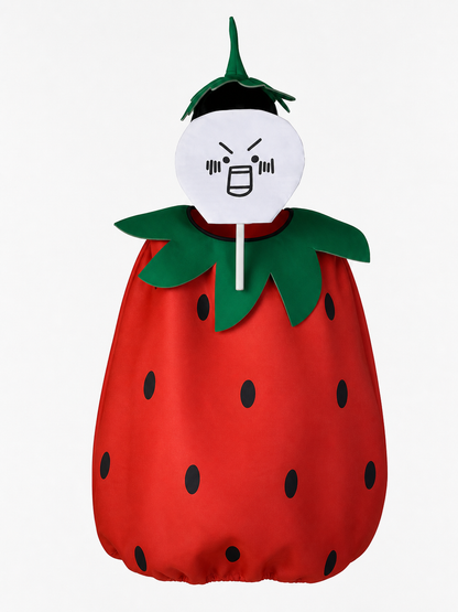 Adult Strawberry Costume with Mask