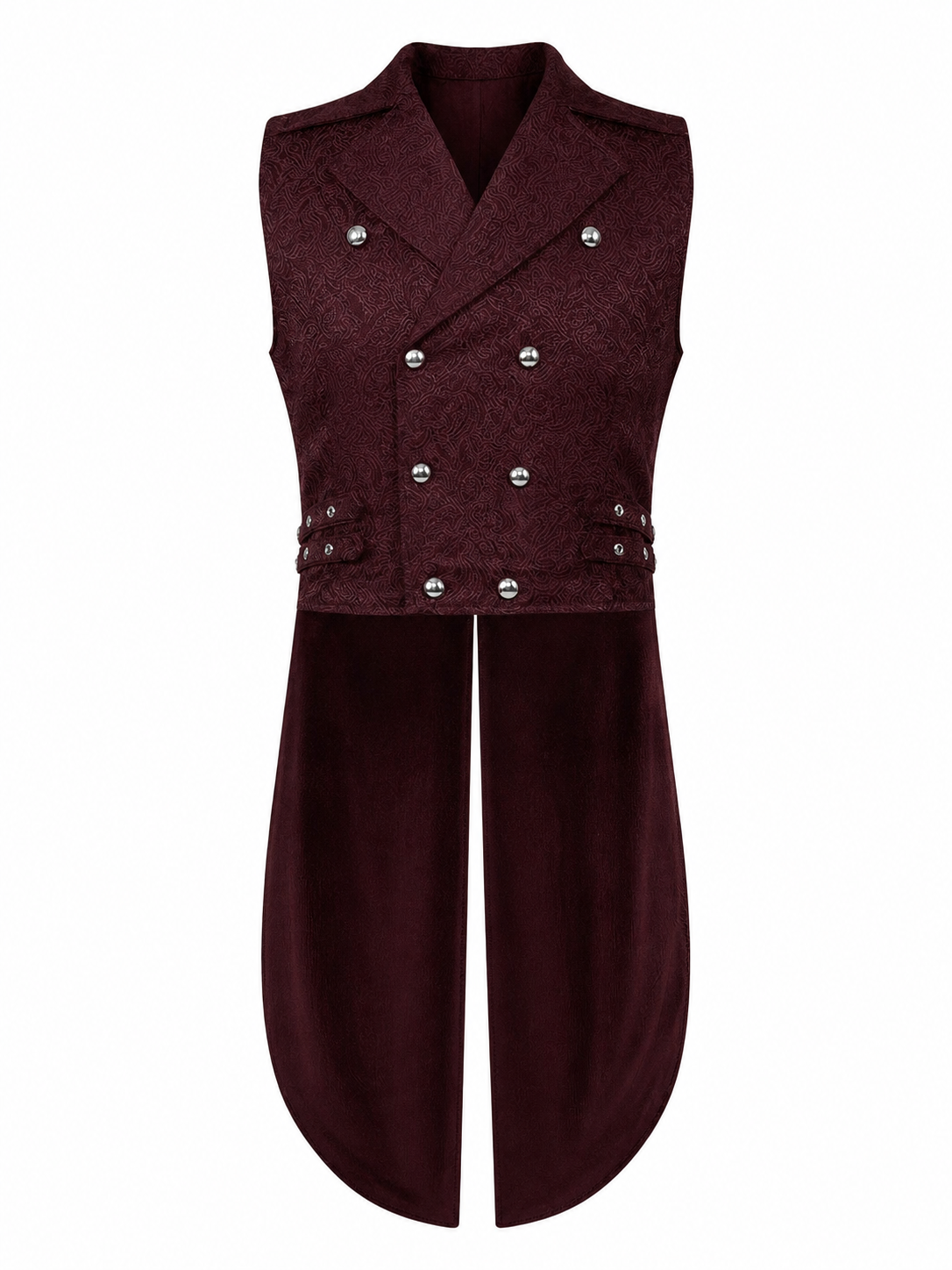 Victorian-Style Suit Vest, Wine