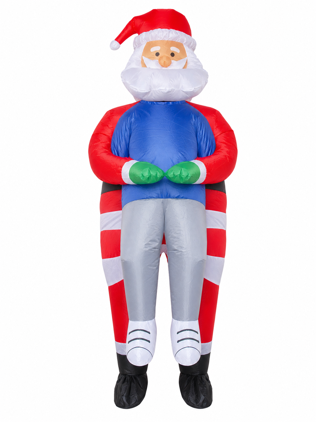 Inflatable Santa Costume with a Person