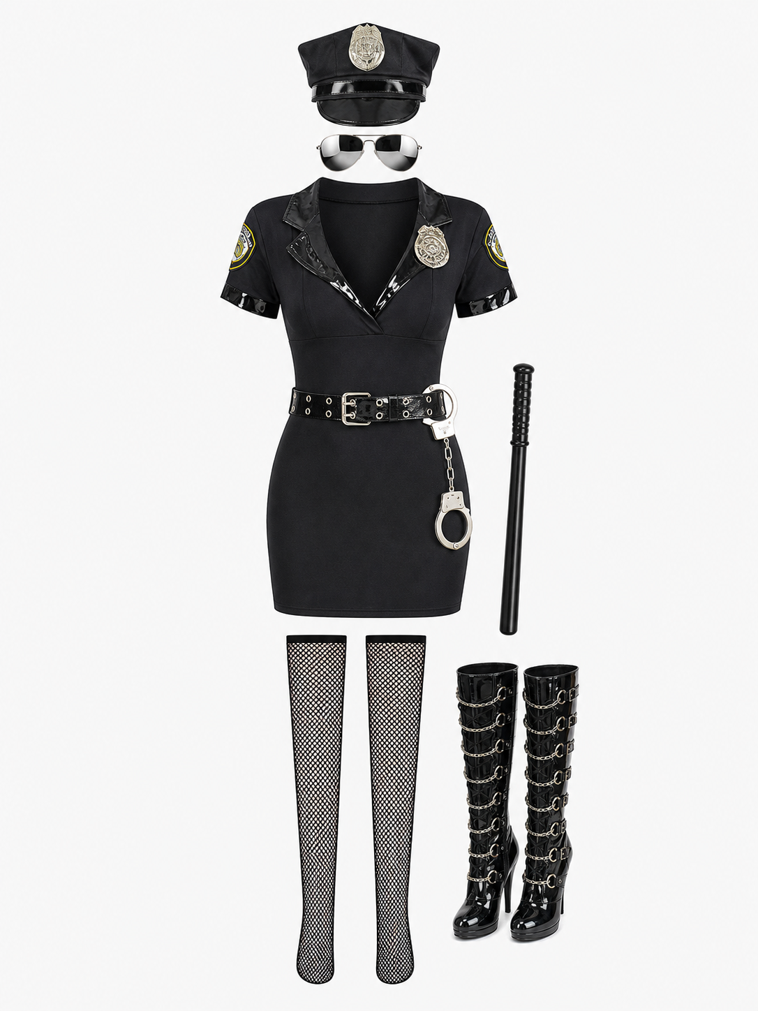 Police Costume for Halloween, Cosplay, and the Stage