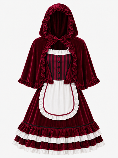 Little Red Riding Hood Costume with Cape