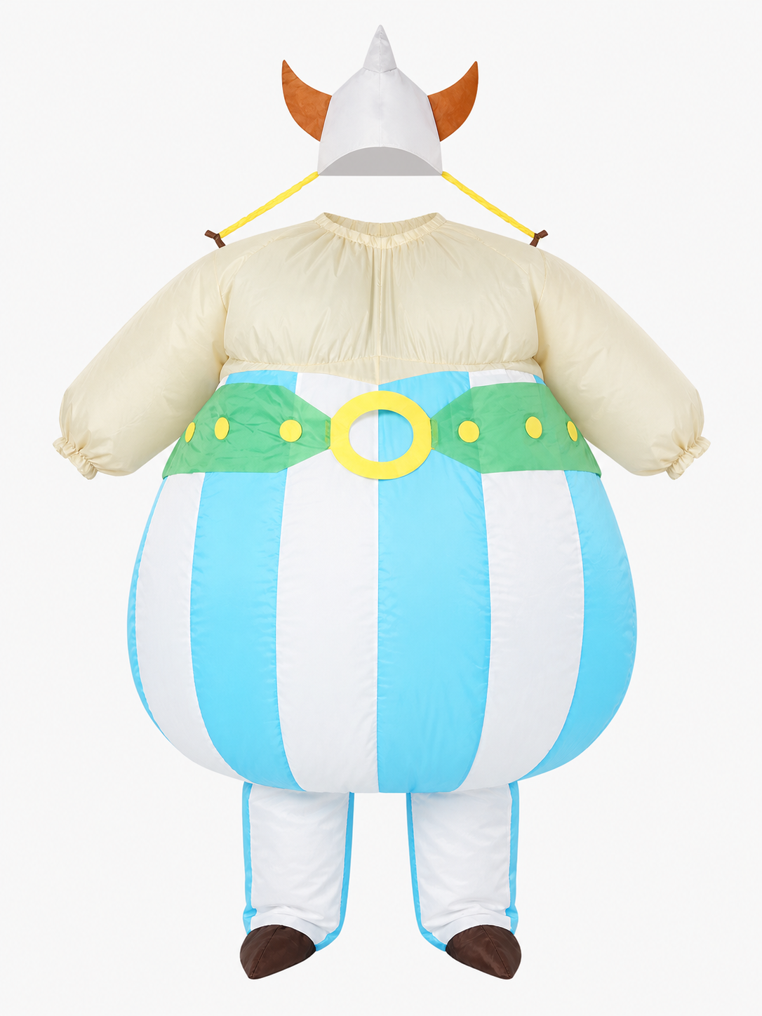 Inflatable Viking Costume with Horned Helmet for Parties