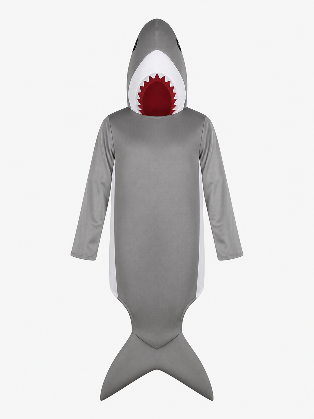 Adult Shark Jumpsuit Costume with Hood