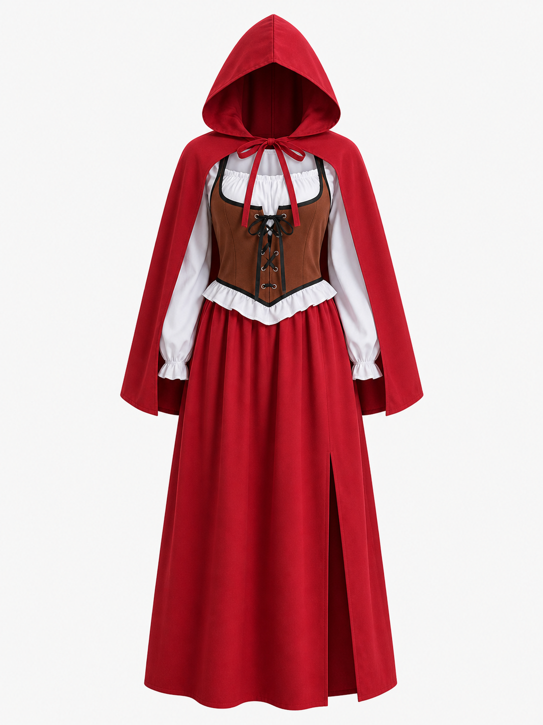 Little Red Riding Hood Costume with Cape and Hood