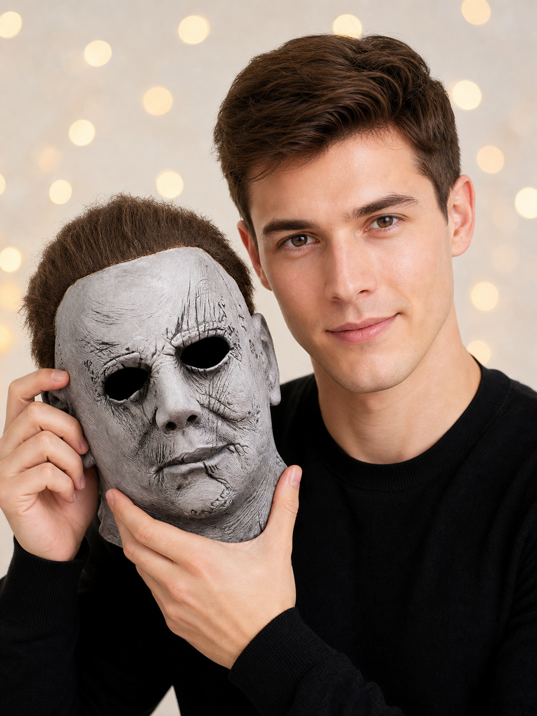 Miles Mask with a 3D Face, Scars, and Wrinkles