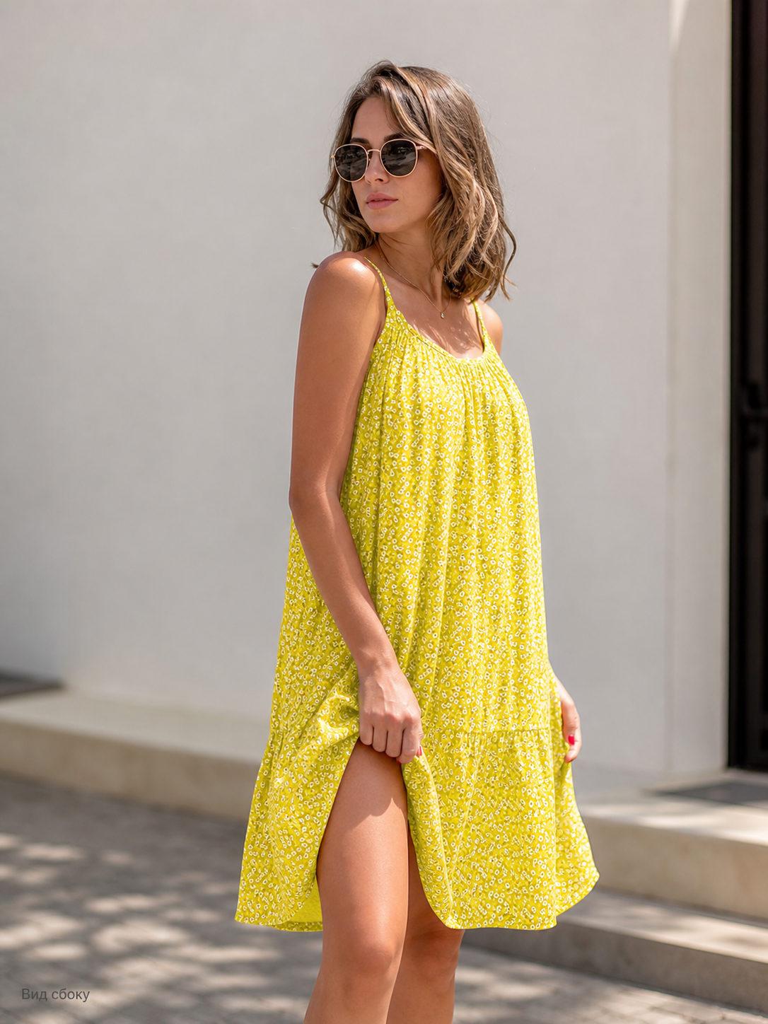 Women's Loose A-Line Printed Sundress