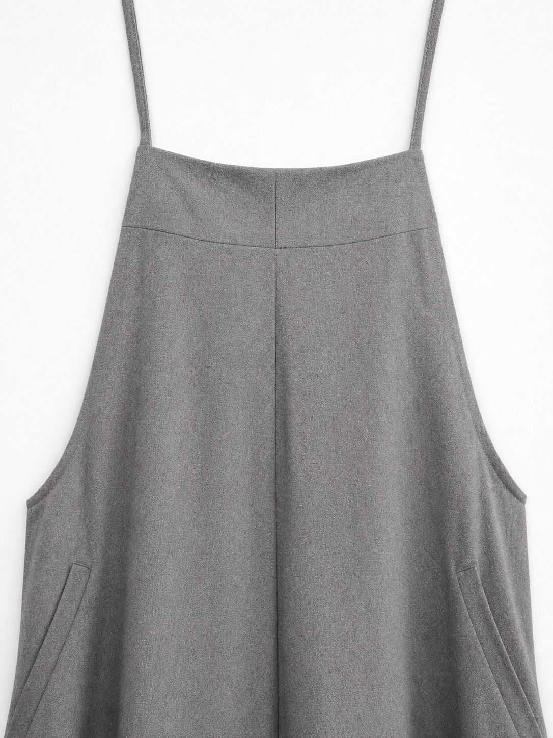 Gray Wide-Leg Overalls for Everyday Outfits