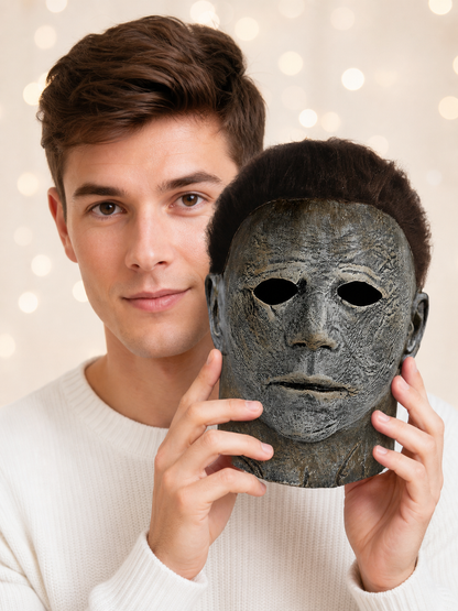 Black Miles Face Mask with Raised Features