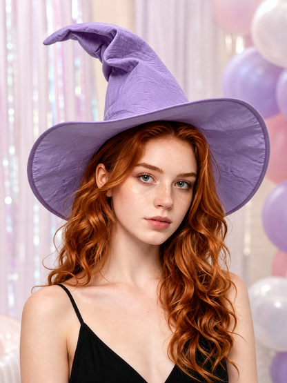 Light Purple Carnival Witch Hat