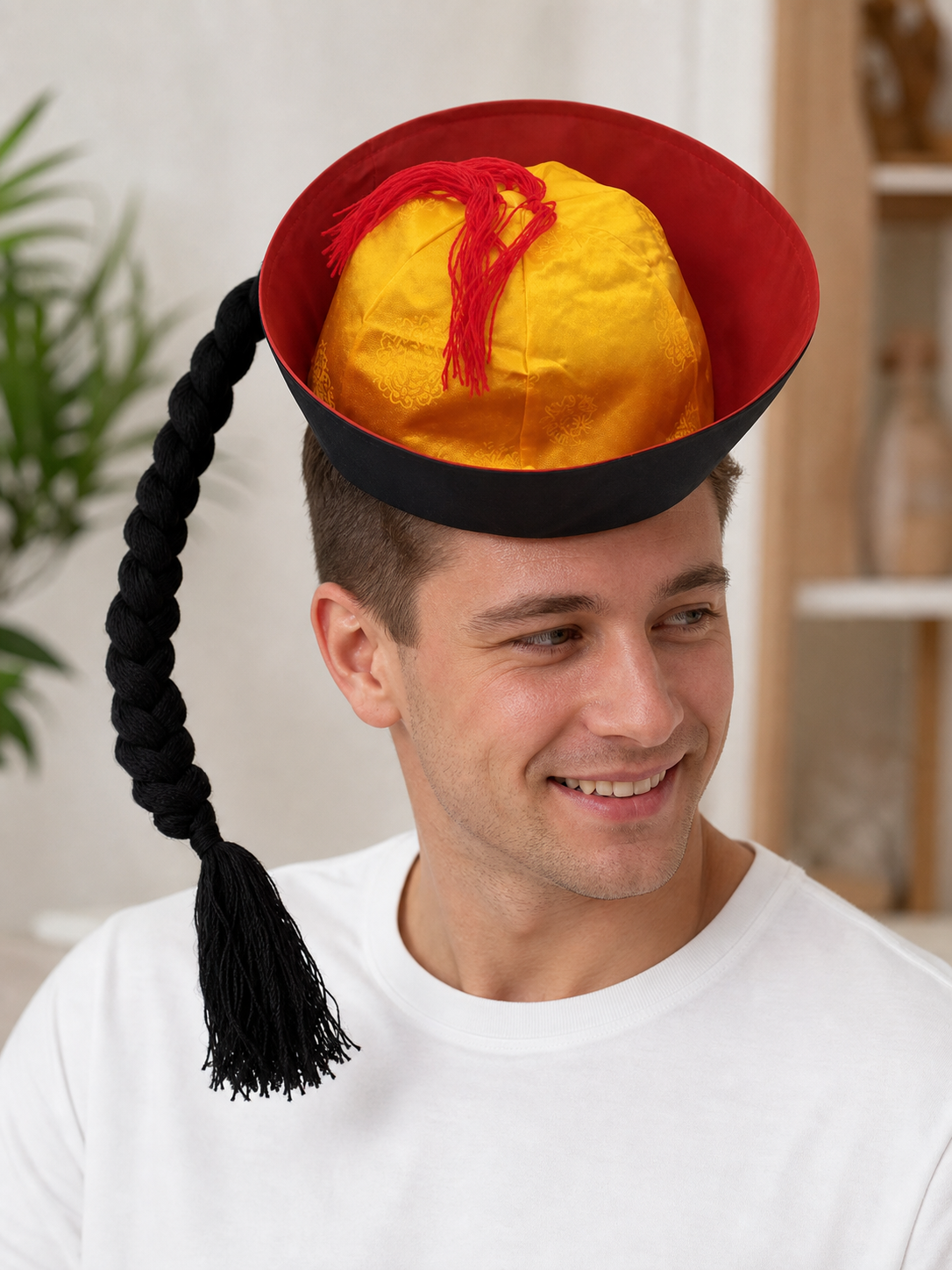 Halloween carnival hat with tassel
