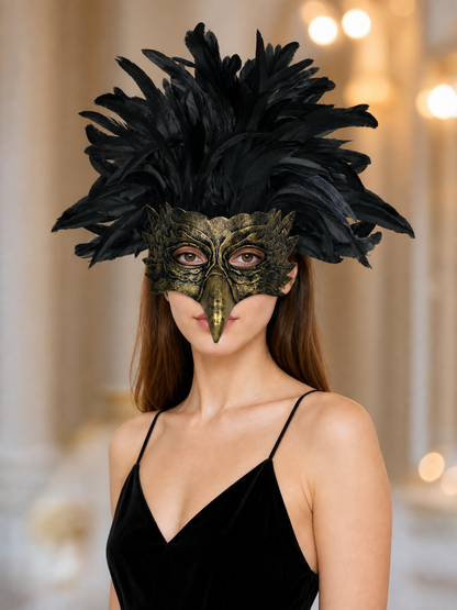 Eagle Feather Mask for Carnival and Masquerade