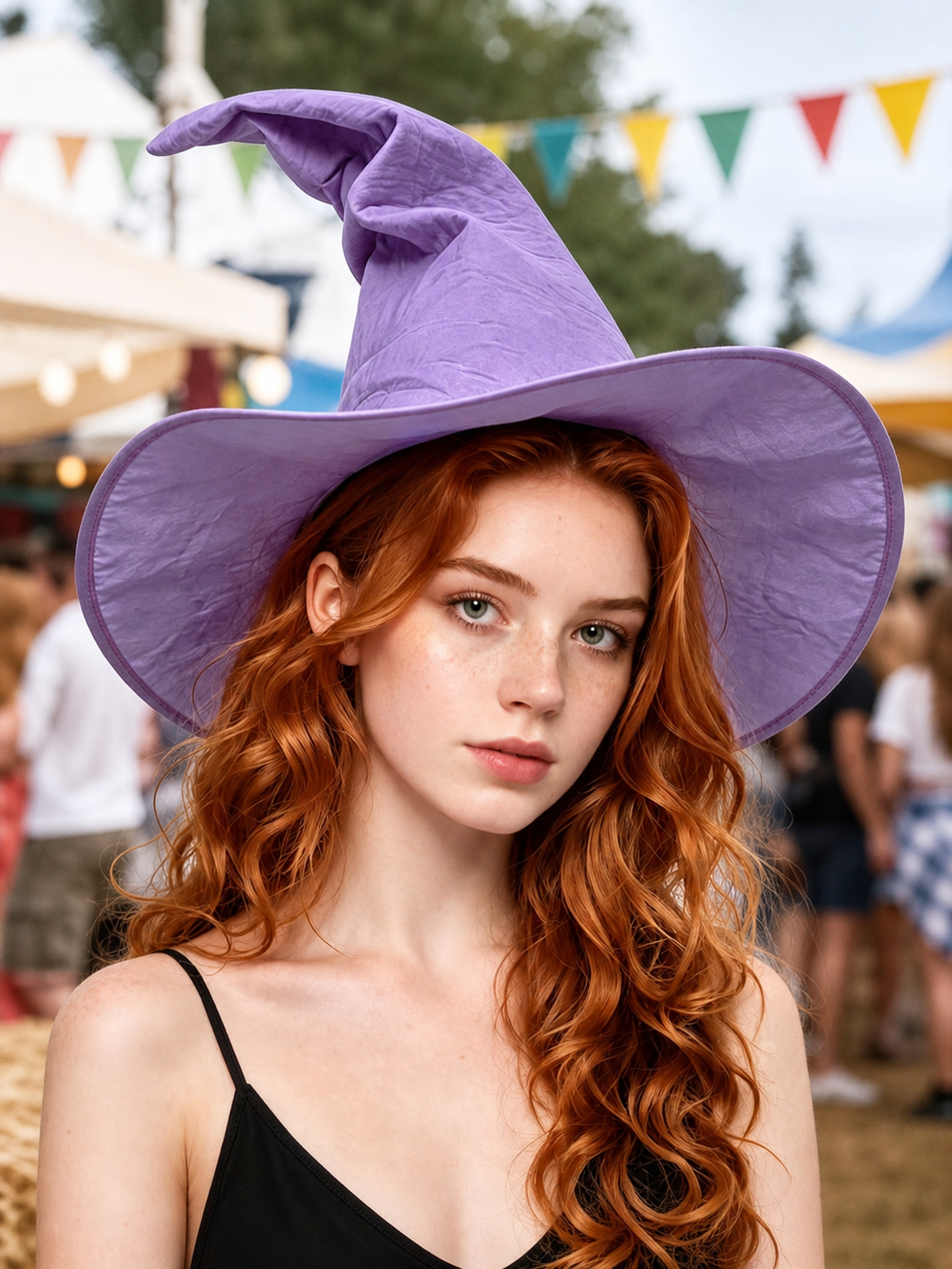 Light Purple Carnival Witch Hat
