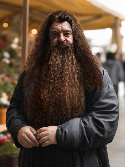 Wizard Costume Wig and Beard