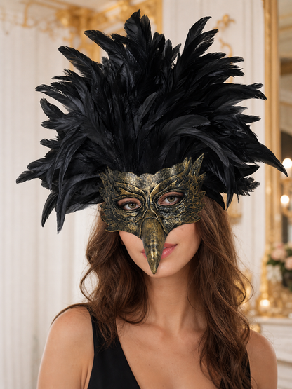 Eagle Feather Mask for Carnival and Masquerade