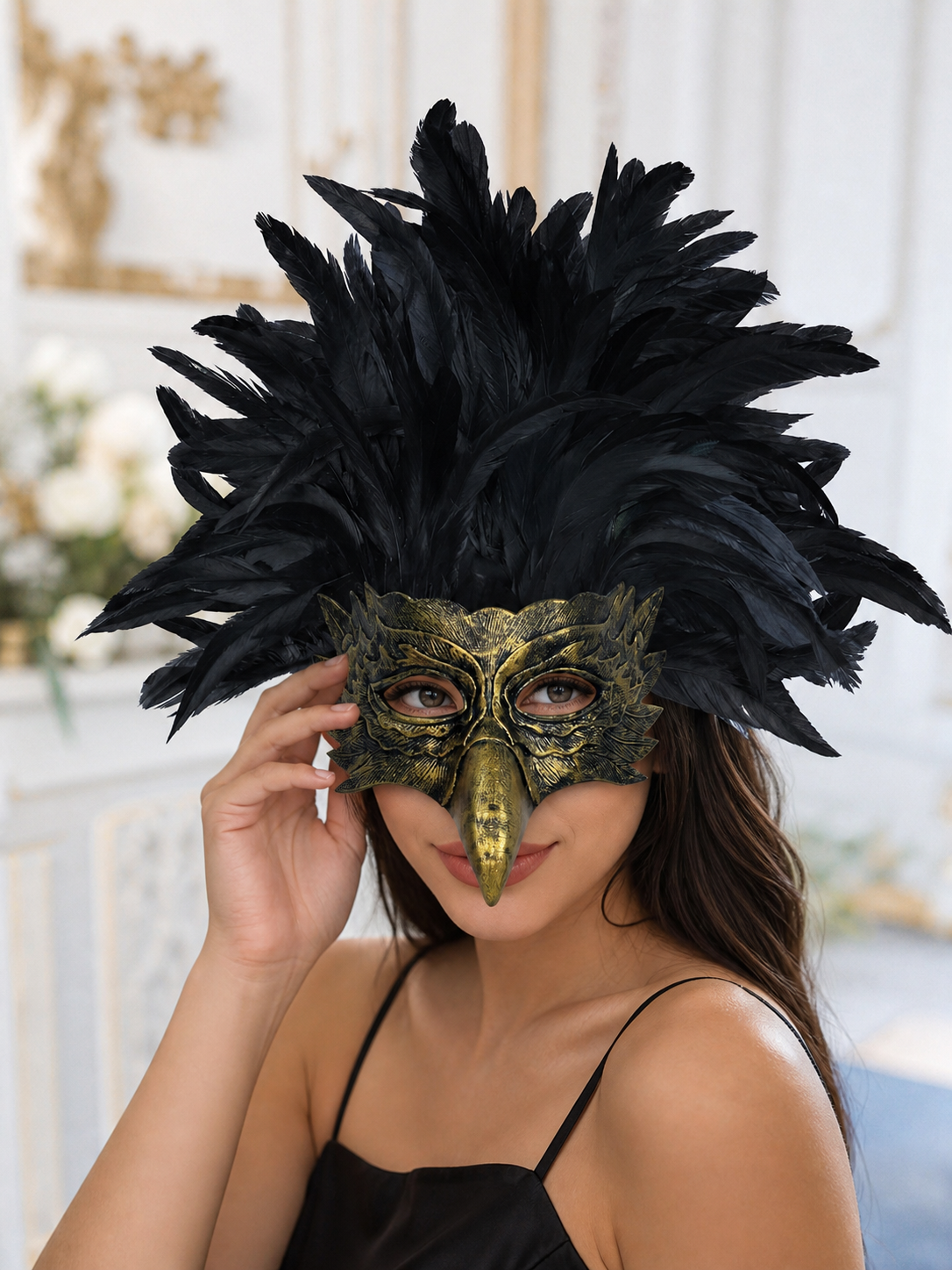 Eagle Feather Mask for Carnival and Masquerade