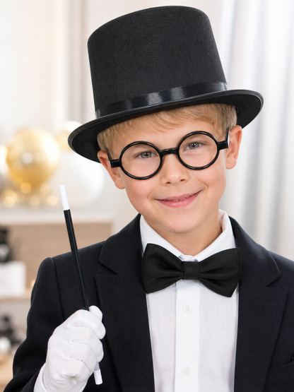 Magician Costume Hat with Halloween Accessories