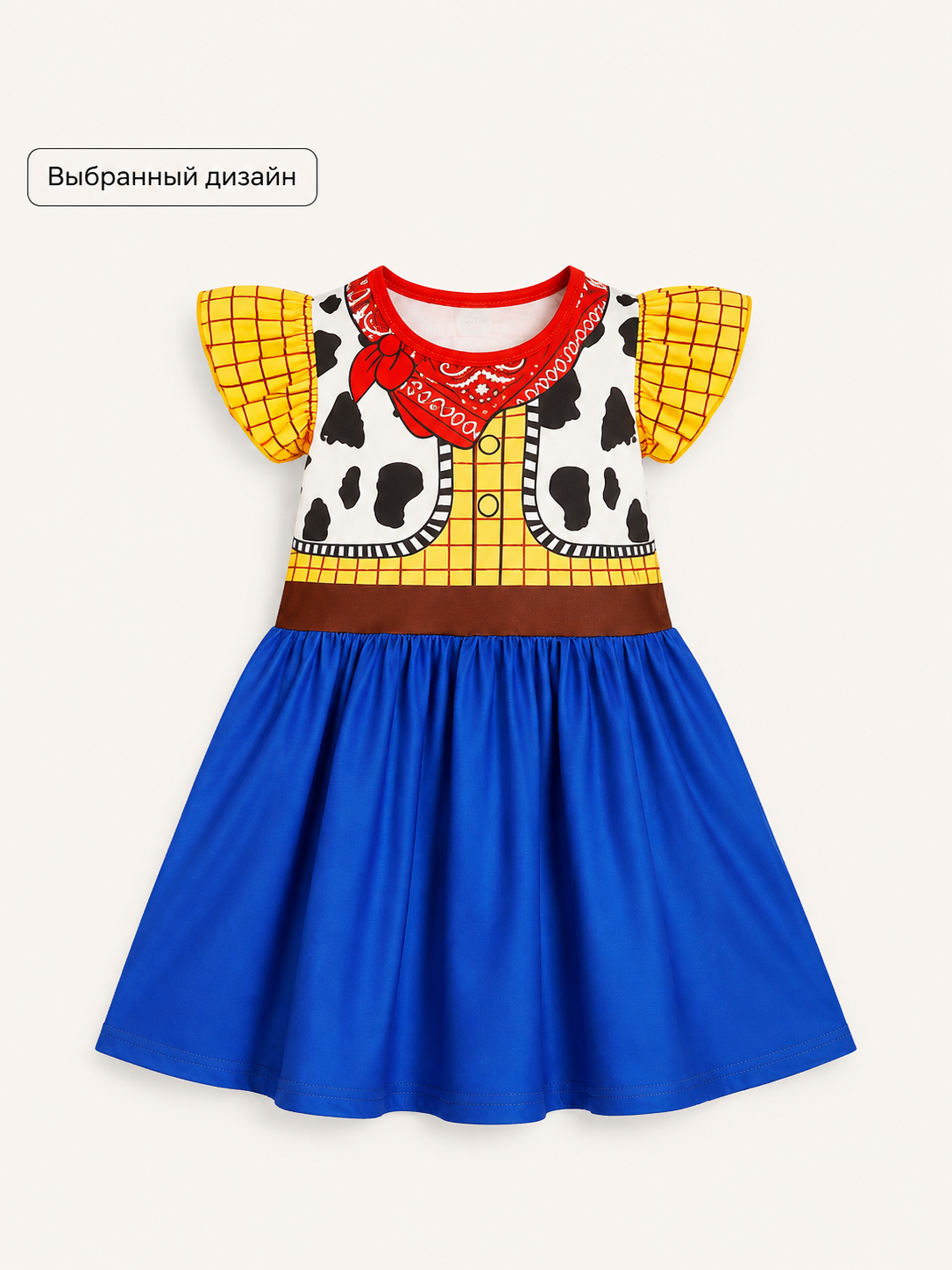 Children's Polka Dot Dress, Toy Story Costume Dresses detail