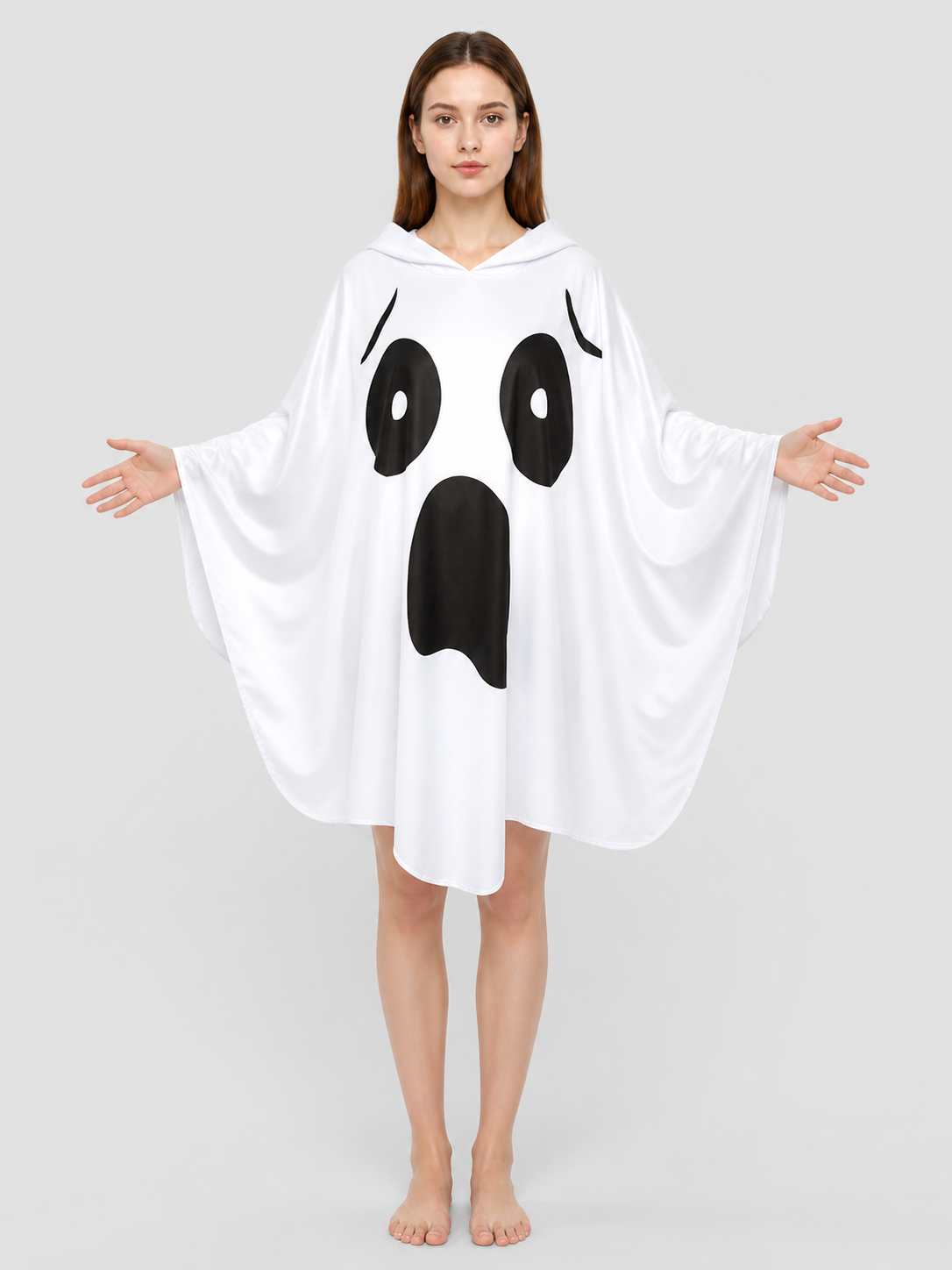 Ghost Costume with Hood and Wide Sleeves Costumes detail