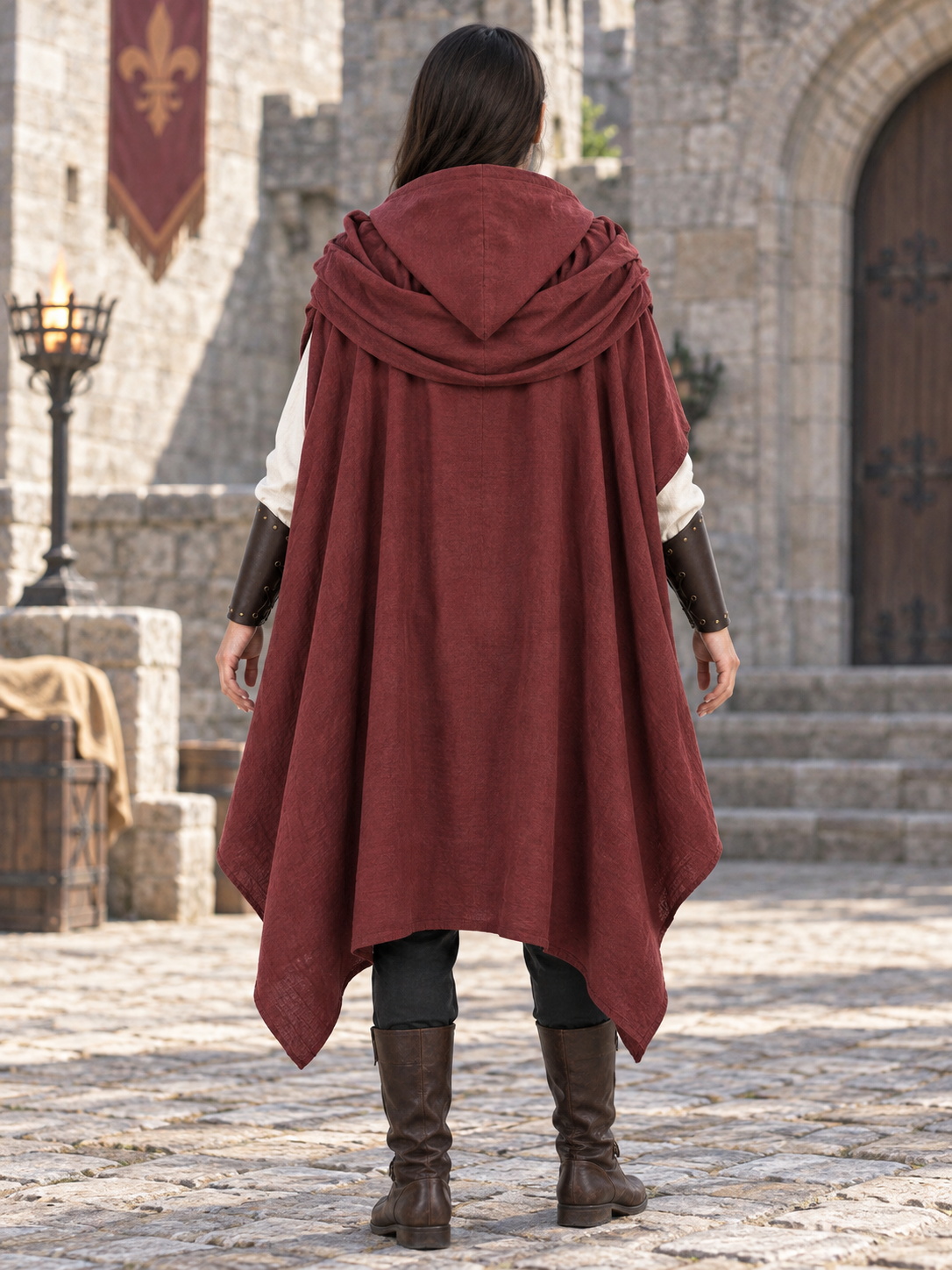 Cape cloak — outerwear in a cape format that is worn over other clothing