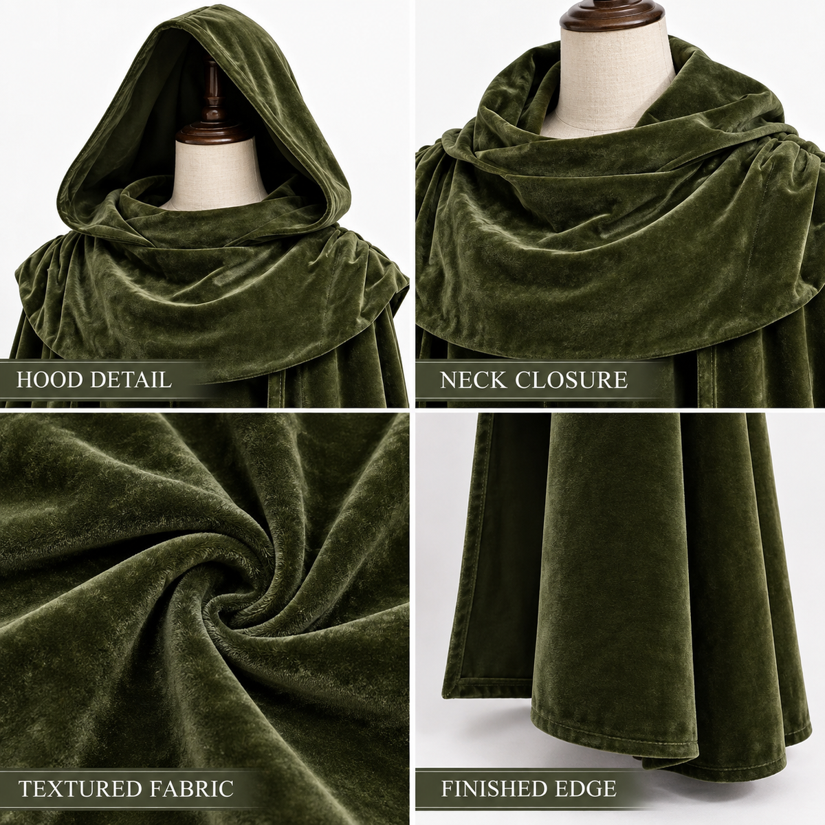 Adult cape — an outer layer of clothing worn over other clothing: the style