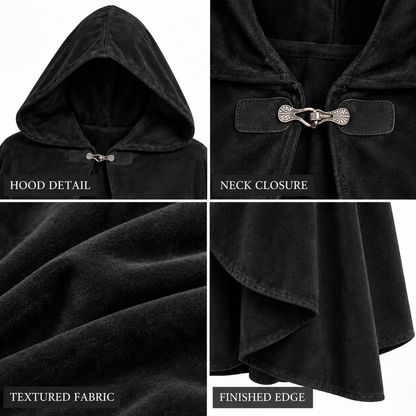 Basic-cut adult cover-up: rests loosely on the shoulders, covers the shoulders
