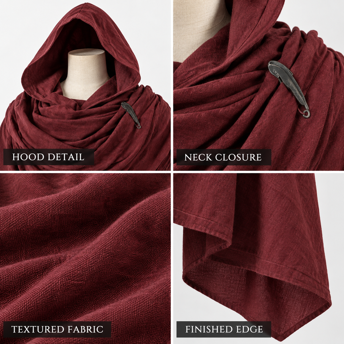 Cape cloak — outerwear in a cape format that is worn over other clothing