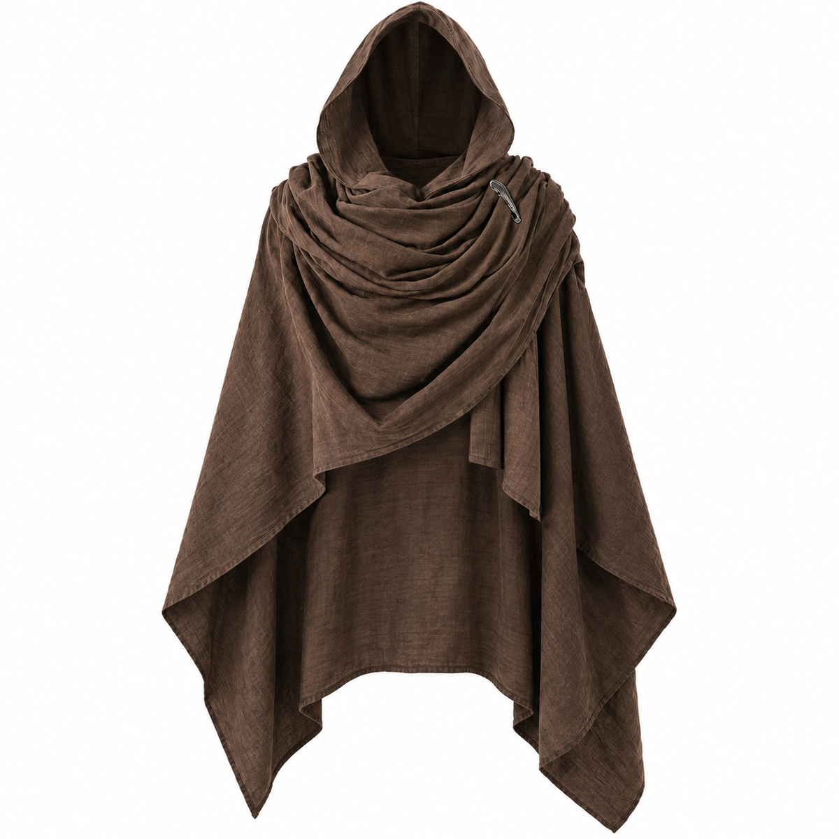 Loose-fit cape coat — outerwear worn over your main clothing as a standalone