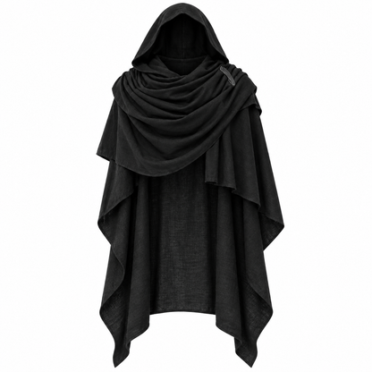 Adult cape: a loose sleeveless top layer that is draped over the shoulders over