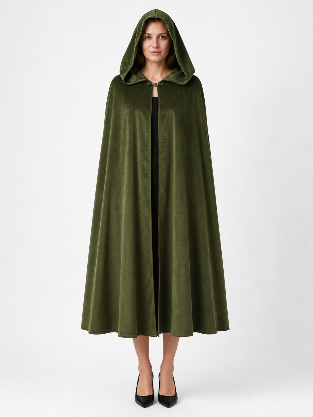 Green Hooded Carnival Cloak, Theatrical