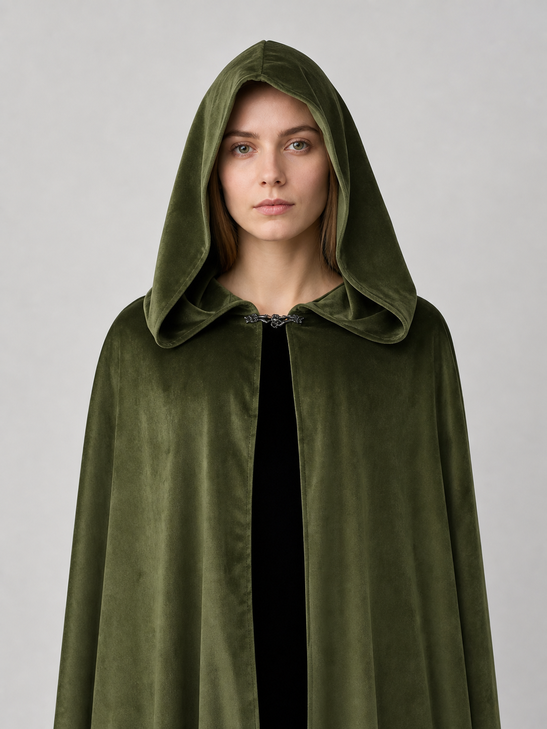 Green Hooded Carnival Cloak, Theatrical