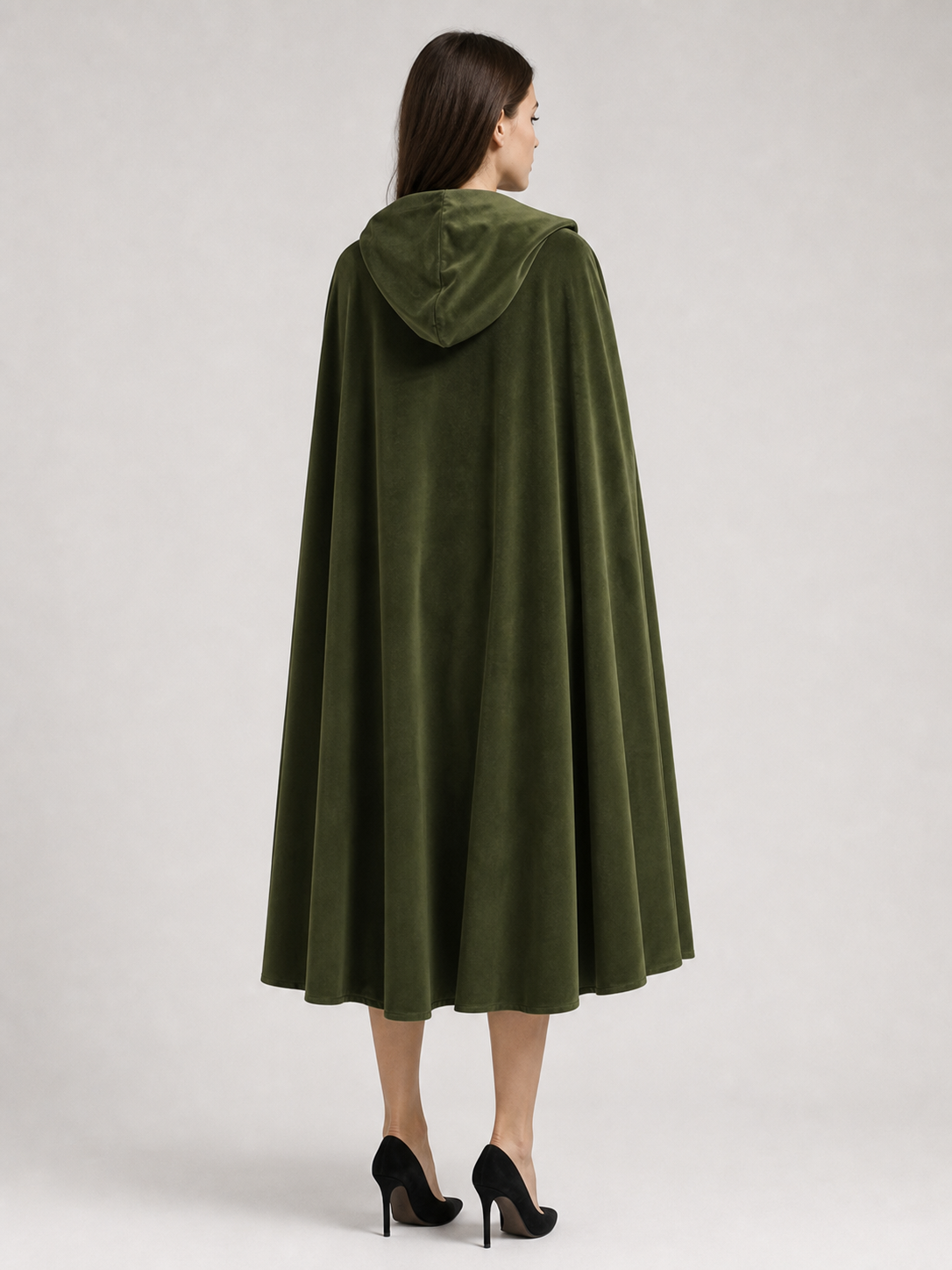 Green Hooded Carnival Cloak, Theatrical