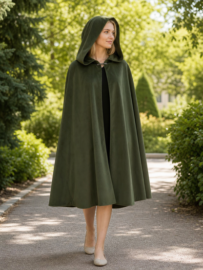 Green Hooded Carnival Cloak, Theatrical