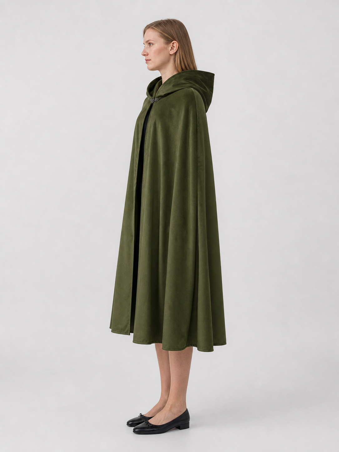 Green Hooded Carnival Cloak, Theatrical