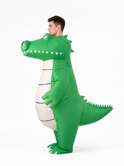Inflatable Dinosaur Costume for Parties and Carnivals side view