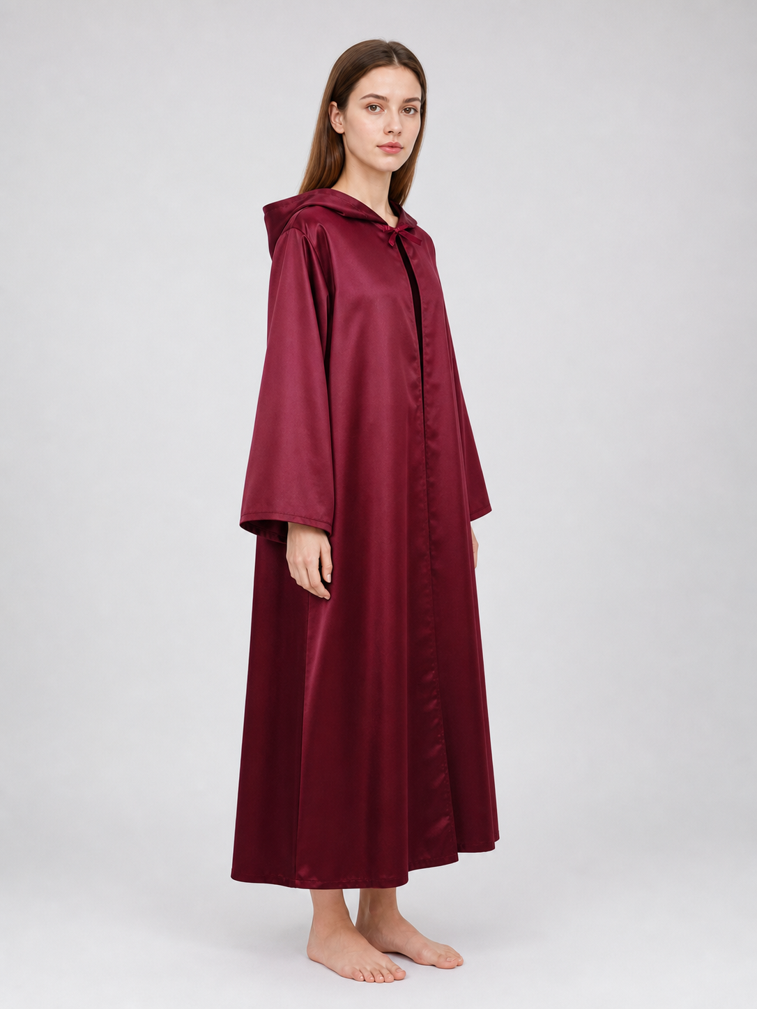 Hooded Cosplay Cloak, Burgundy