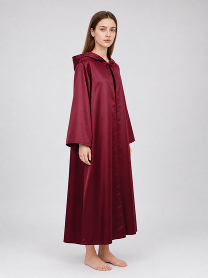 Hooded Cosplay Cloak, Burgundy