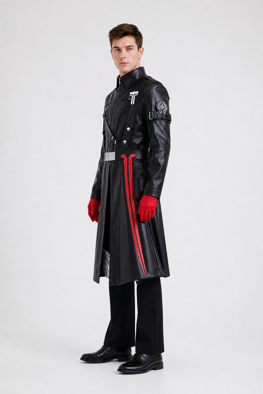 Delta Force Cosplay Costume: Coat, Pants, and Accessories side view