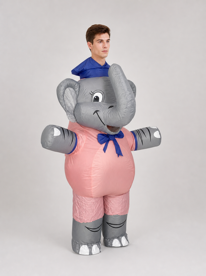 Full-Size Elephant Mascot Costume for Parties