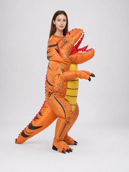 Inflatable Tyrannosaurus Dinosaur Costume for Halloween
