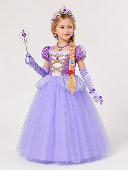 Lilac Princess Costume for Halloween side view