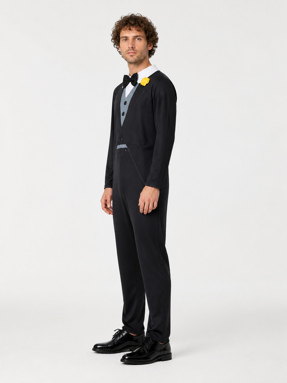 Nick Cosplay Jumpsuit, Tuxedo with Bow Tie