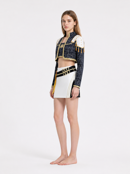 Short Children’s Sequin Costume for the Stage side view