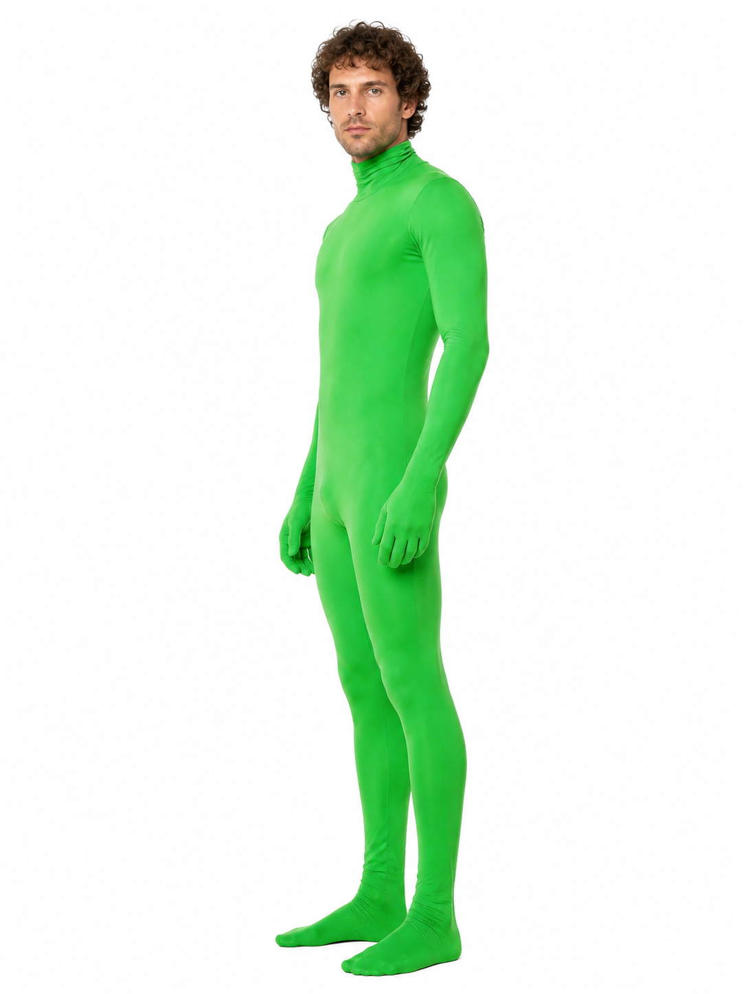 Alien Costume with Mask for Halloween side view