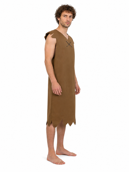 Sleeveless Caveman Costume for Halloween side view