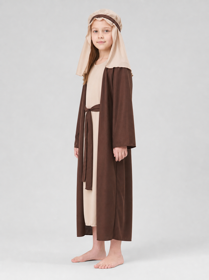 Biblical Elder Costume with Robe and Beard