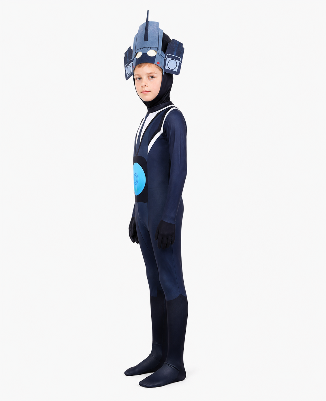 Skibidi Toilet TV Man Jumpsuit, Blue and White